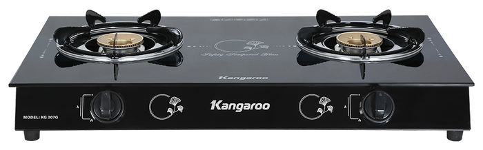 Bếp ga đôi Kangaroo KG207G - Thiết kế