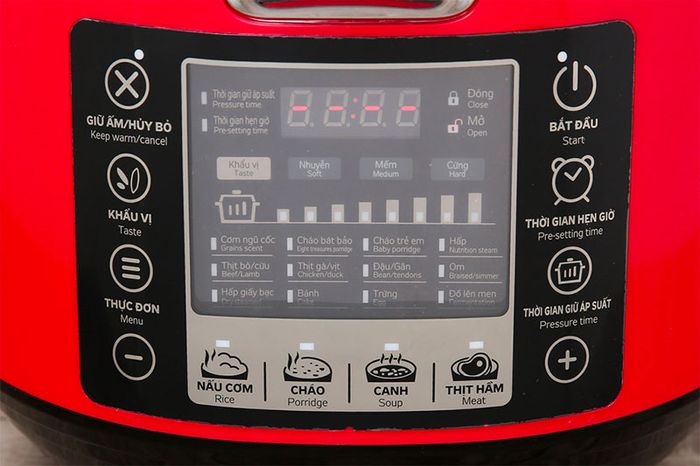Bảng điều khiển - Nồi áp suất điện Kangaroo KG5P3 5 lít