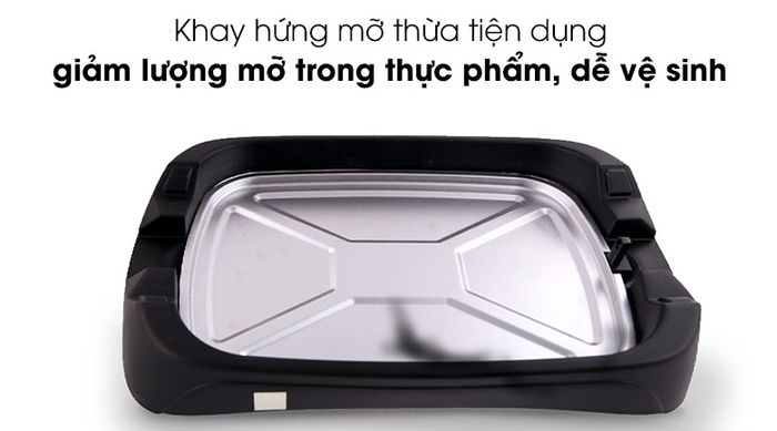 Khay hứng mỡ thừa - Bếp nướng điện Sunhouse SHD4602