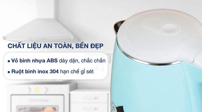 Chất liệu - Bình đun siêu tốc Crystal 1.7 lít D1017