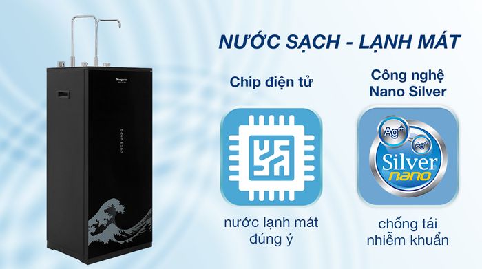Máy lọc nước RO nóng nguội lạnh Kangaroo KG10A12 10 lõi - Công nghệ