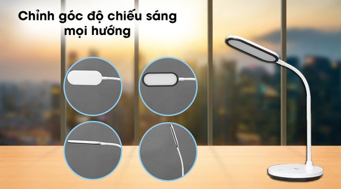 Đèn bàn COMET CT175 1200mAh - Dễ dàng điều chỉnh góc độ chiếu sáng mọi hướng