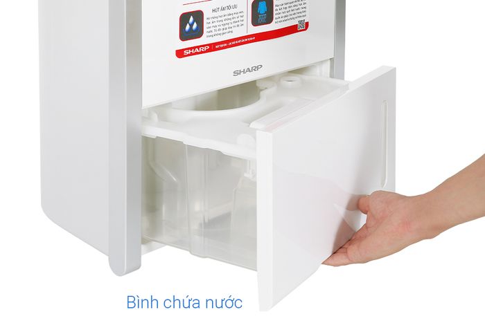 Máy hút ẩm Sharp DW-D20A-W - Bình chứa