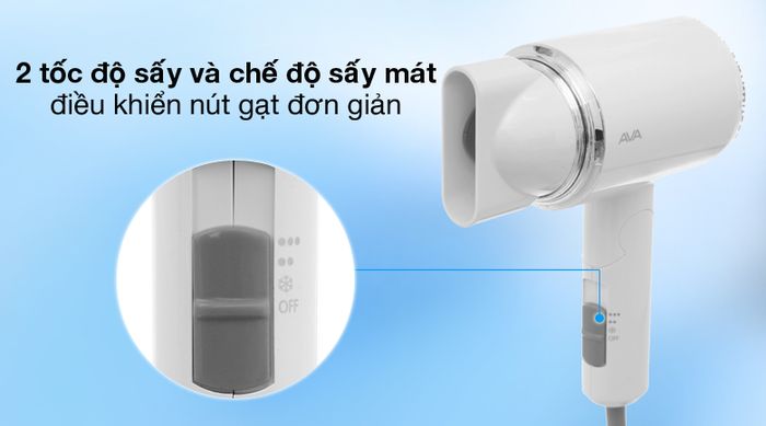Dễ dùng - Máy sấy tóc Ava RCY-7022