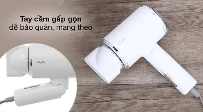 Tay cầm gấp gọn - Máy sấy tóc Ava RCY-7022