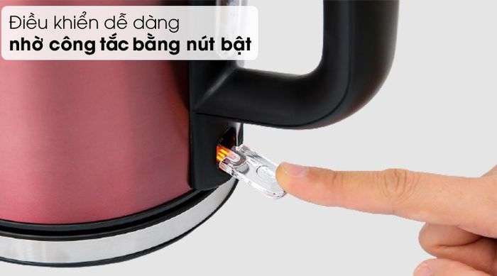 Bình đun siêu tốc Kangaroo 1.7 lít KG17K2 - Công tắc