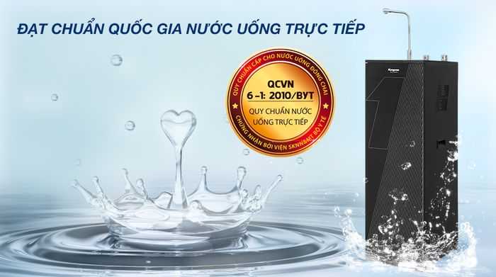Máy lọc nước RO nóng nguội lạnh Kangaroo Infinity KG10A9I 8 lõi - Đạt chuẩn