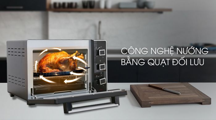 Công nghệ nướng Lò nướng Sanaky VH5099S2D 50 lít