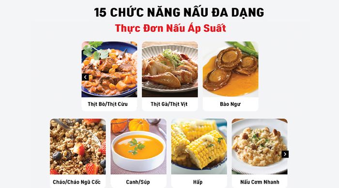 Nồi áp suất điện Tefal CY601868 6 lít - Đa dạng chức năng
