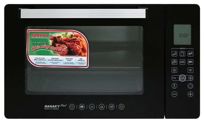 Thiết kế đẹp mắt - Lò Nướng Sanaky VH 5088N2D 50 lít
