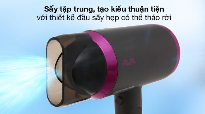 Đầu sấy hẹp - Máy sấy tóc Ava RCY-7044