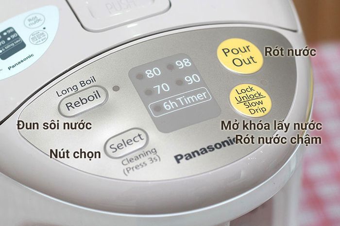 Bình thủy điện Panasonic NC-EG4000CSY 4 lít