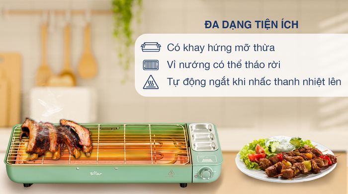 Bếp nướng điện Bear DKL-D20M2 - Tiện ích