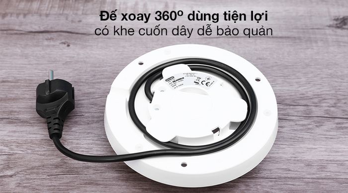 Đế xoay - Bình đun siêu tốc Delonghi KBLA2000.W