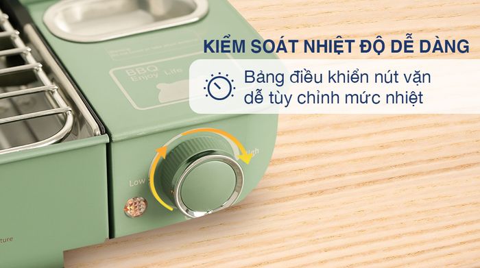 Bếp nướng điện Bear DKL-D20M2 - Bảng điều khiển