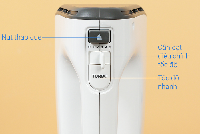 Máy đánh trứng Philips HR3745/00 - Bảng điều khiển
