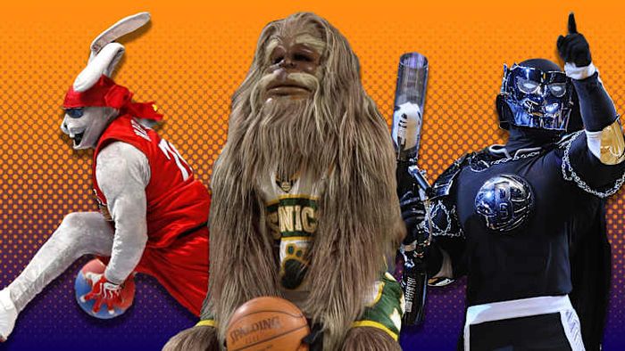 Hip-Hop, Squatch, and the BrooklyKnight are among the mascots that have been retired.