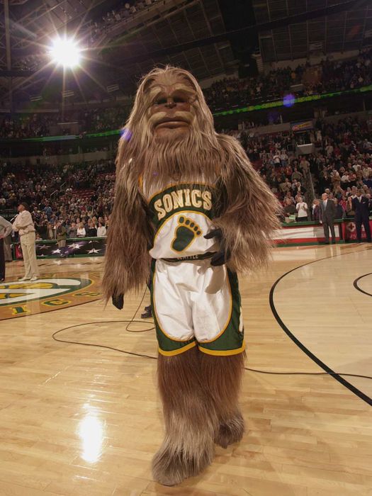 Squatch during the game