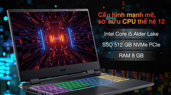 Acer Nitro 5 Tiger AN515 58 52SP i5 12500H (NH.QFHSV.001) - hiệu năng
