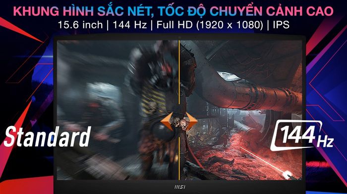 Laptop MSI Gaming Katana 15 B13VFK i7 13620H (676VN) - Màn hình