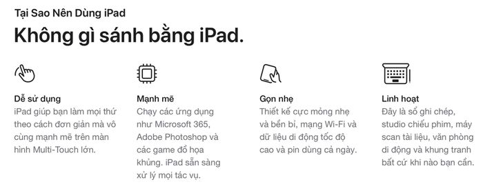 iPad Air M2 11 inch WiFi 128GB - Lý Do Dùng iPad