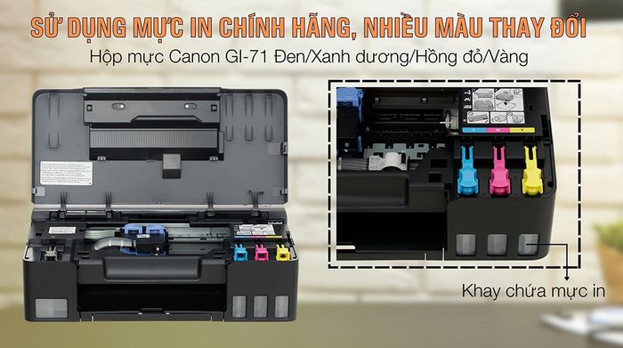 Máy In Phun Màu Đơn Năng Canon PIXMA G1020 - Mực in