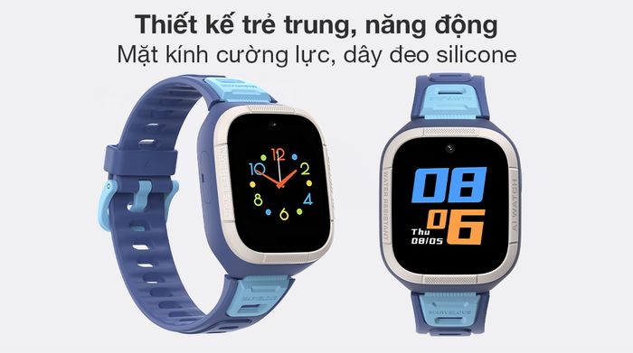 Đồng hồ định vị trẻ em Kidcare S6 4G 41.5mm - Thiết kế