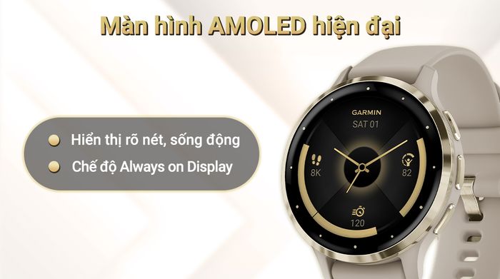 Garmin Venu 3S - Màn hình