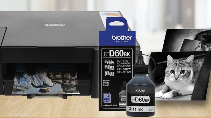 Mực in phun Brother BTD60BK Đen (DCP/MFC-Txxxx) - Chất lượng