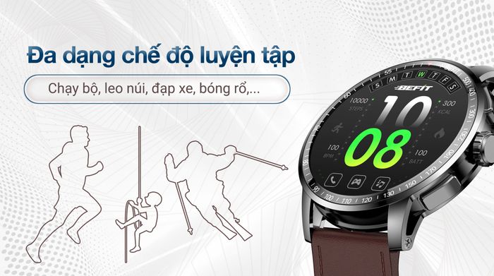 Đồng hồ thông minh BeFit Sporty 3 - Luyện tập