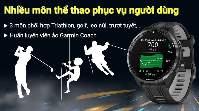 Đồng hồ thông minh Garmin Forerunner 965 - Các môn thể thao