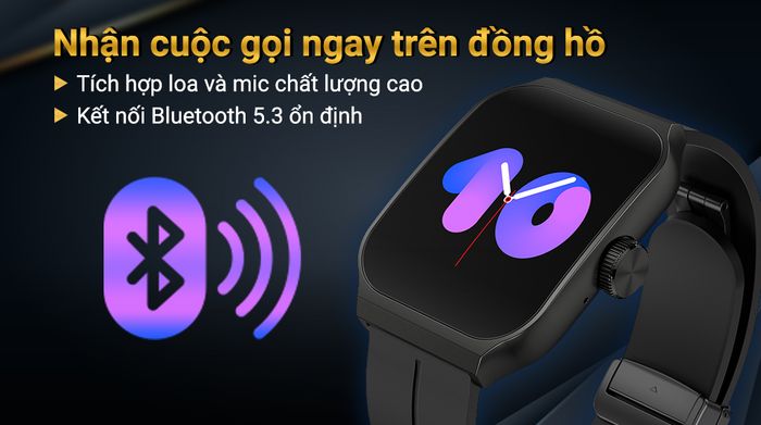 BeFit Watch Ultra 45.8mm dây silicone - Nghe gọi qua Bluetooth