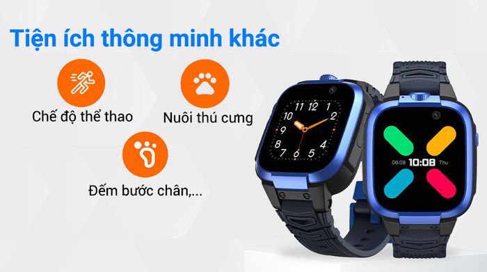 Đồng hồ định vị trẻ em Kidcare S88 4G - Tiện ích khác