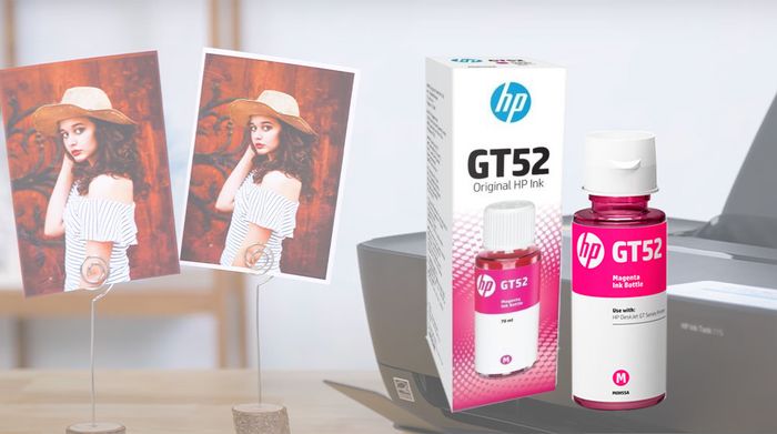 Mực in phun HP GT52 Đỏ Original Ink Bottle_M0H55AA - Hiệu suất in