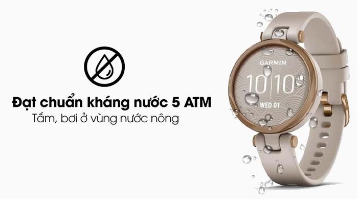 Đồng hồ thông minh Garmin Lily dây silicone - Chống nước