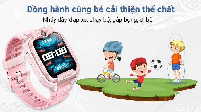 Đồng hồ định vị trẻ em Kidcare K1 54mm - Luyện tập