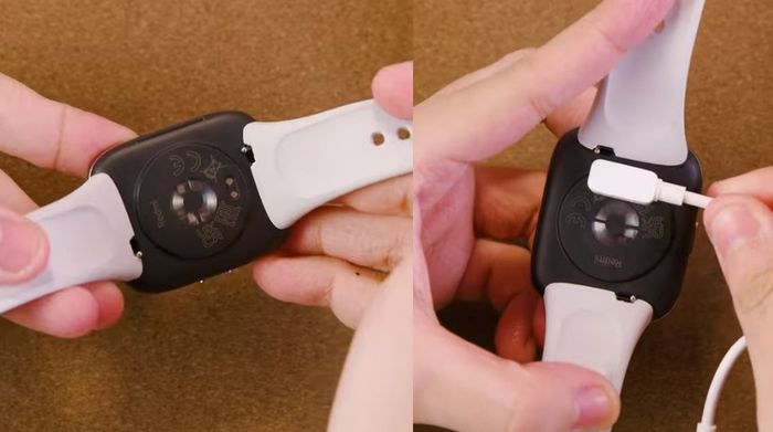 Xiaomi Redmi Watch 3 Active - Sạc và cảm biến
