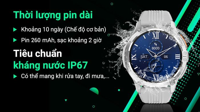 BeFit Hunter1 48mm - Pin và kháng nước