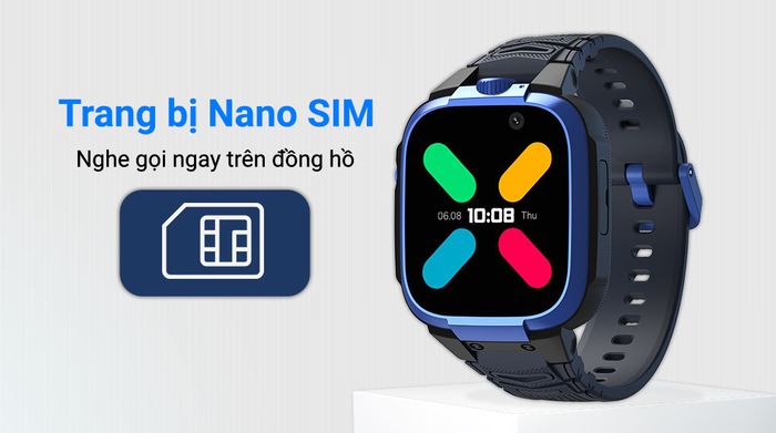 Đồng hồ định vị trẻ em Kidcare S88 4G - Nano SIM