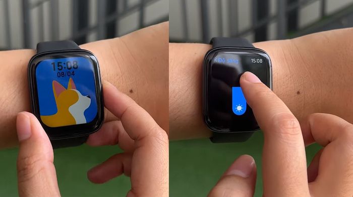 Xiaomi Redmi Watch 3 Active - Điều chỉnh độ sáng