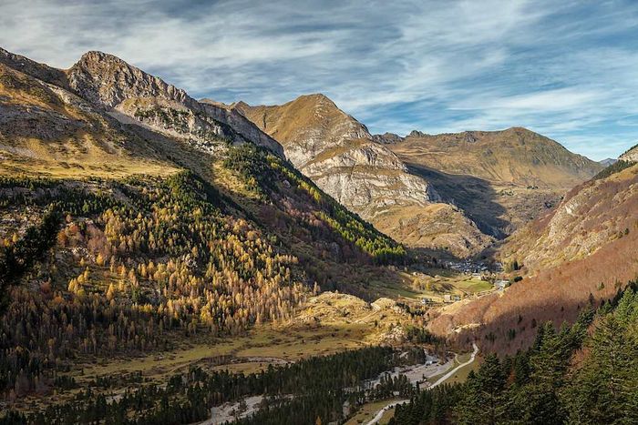 A picturesque view from the French Pyrénées.