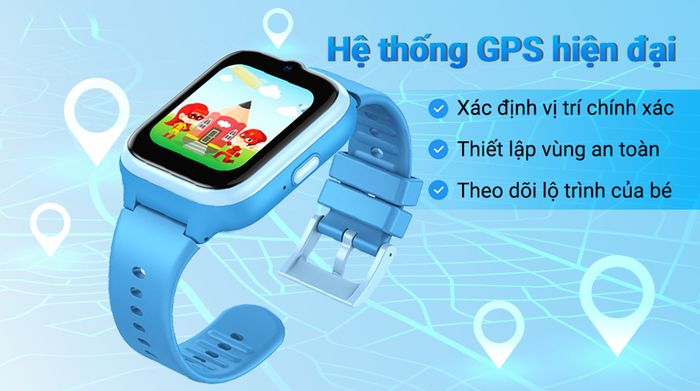 Đồng hồ định vị trẻ em Masstel Smart Hero 20 - Định vị chính xác
