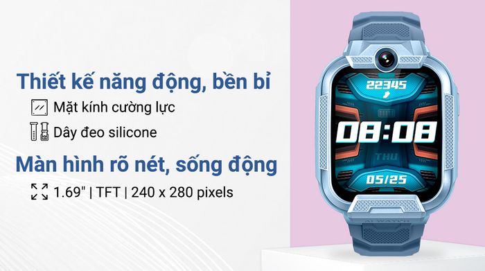 Đồng hồ định vị trẻ em Kidcare K1 54mm - Thiết kế