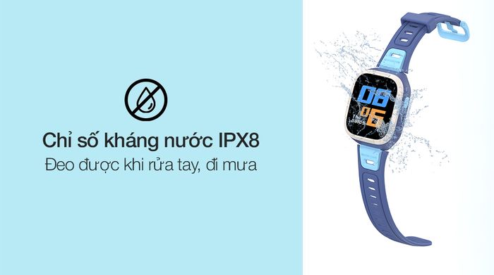 Đồng hồ định vị trẻ em Kidcare S6 4G 41.5mm - IPX8