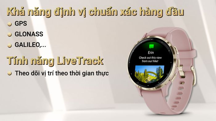 Garmin Venu 3S - LiveTrack