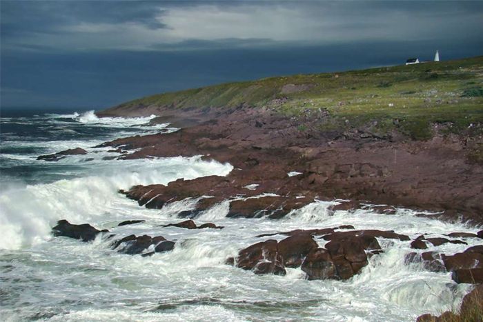 Cape Spear in Newfoundland, marking the easternmost edge of North America