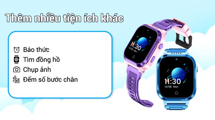 Đồng hồ định vị trẻ em MyKid 4G V2 - Tiện ích khác