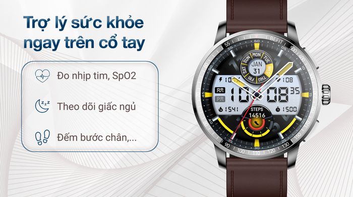 Đồng hồ thông minh BeFit Sporty 3 - Sức khỏe