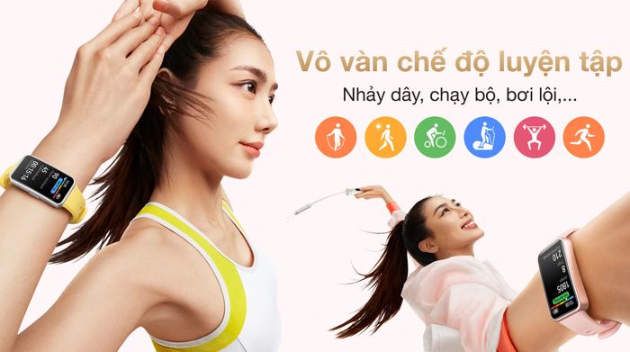 Vòng đeo tay thông minh Huawei Band 9 - Tập luyện