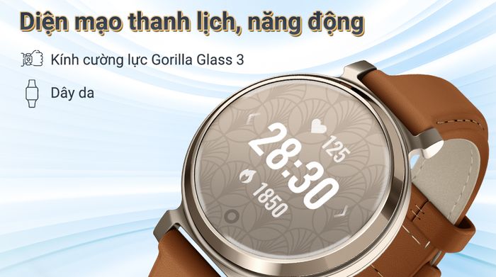 Garmin Lily 2 Classic 34mm dây da - Kiểu dáng thanh lịch